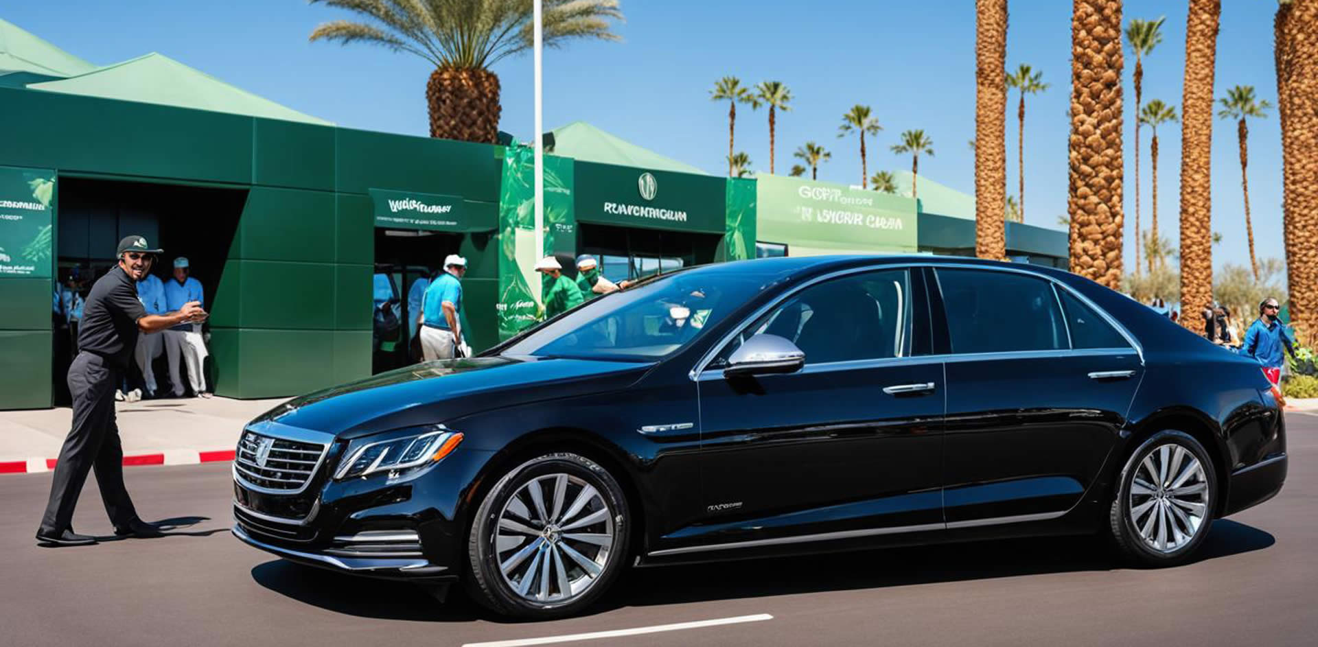 Luxury transportation for the WM Phoenix Open